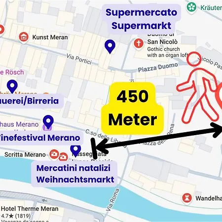 Апартаменты Centro Storico Di Мерано